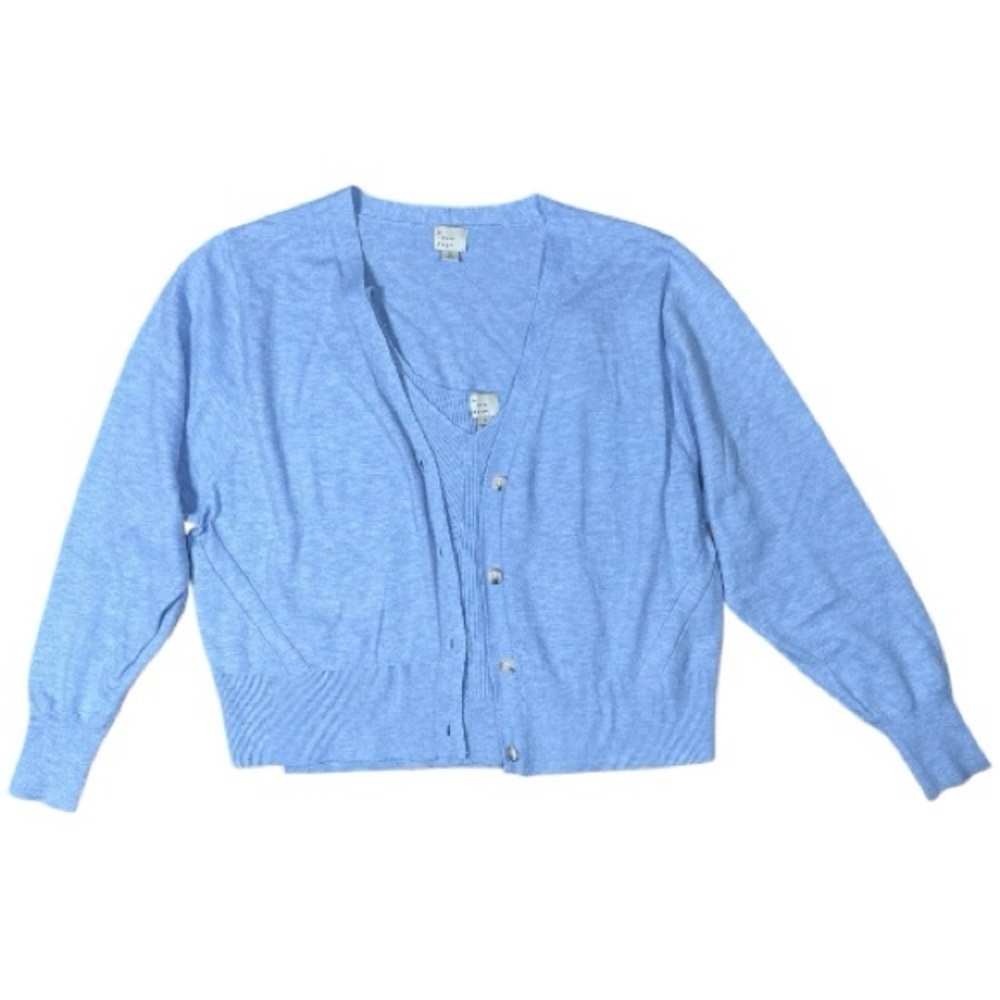 A New Day Sweater Set Blue Size Medium & Large